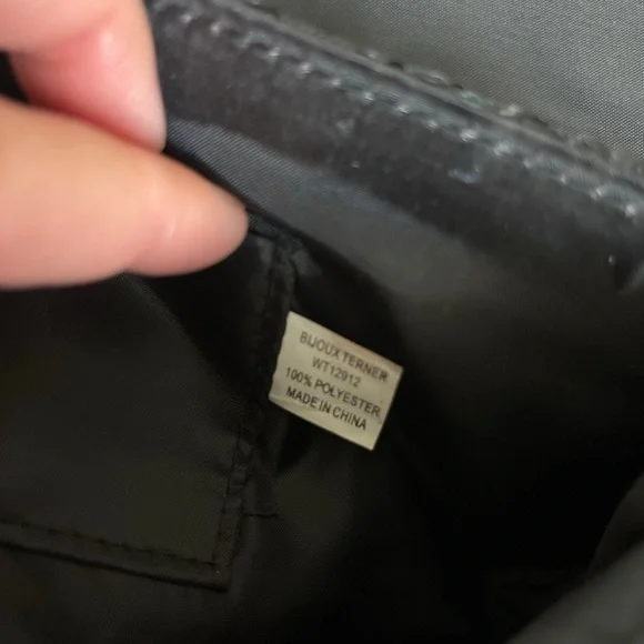 BIJOUX TERNER Sequins Shoulder Strap Evening Dress Purse Bag . - Picture 5 of 8